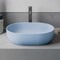 Ruvati 19-inch Pacific Blue epiStone Solid Surface Modern Bathroom Vessel Sink RVB2119LE - alternate 1